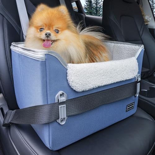 PETSFIT Small Dog Car Seat (Navy Blue)