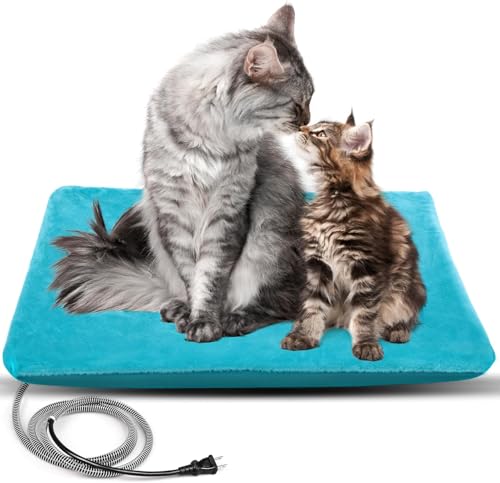 PETNF Outdoor Pet Heating Pad for Cats Outside, 28"X16"