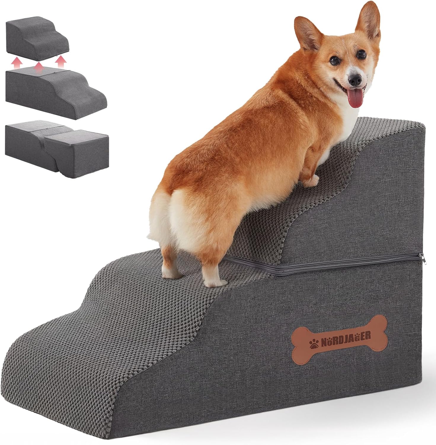 Nordjager Dog Stairs 4 Steps