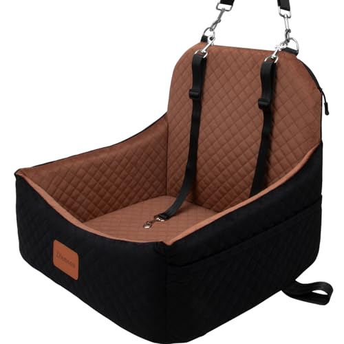 Car Dog Seat with 2 Safety Leashes (Zilemoon)