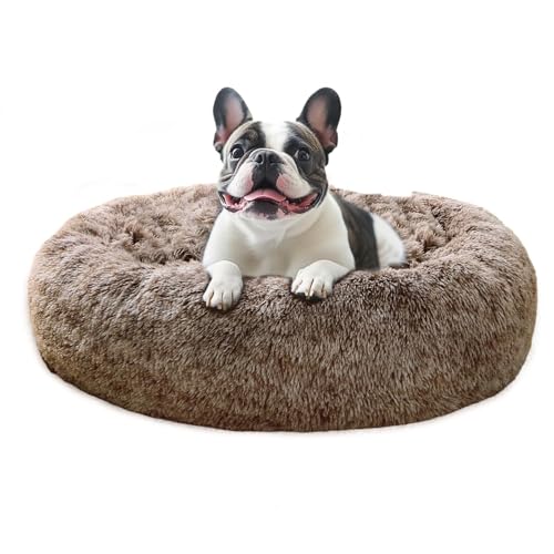 JOLLYVOGUE 36" Calming Bed (Smoke Brown)