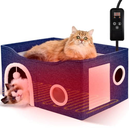 Heeyoo Indoor Heated Cat House