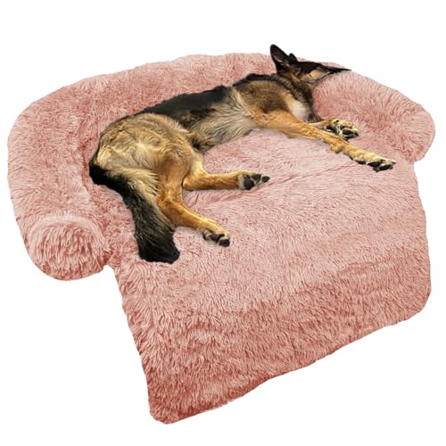GGIB Calming Dog Bed (Large, Pink)