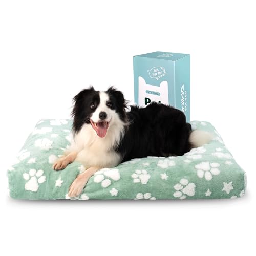 Yaning Fluffy Crate Bed (Green)