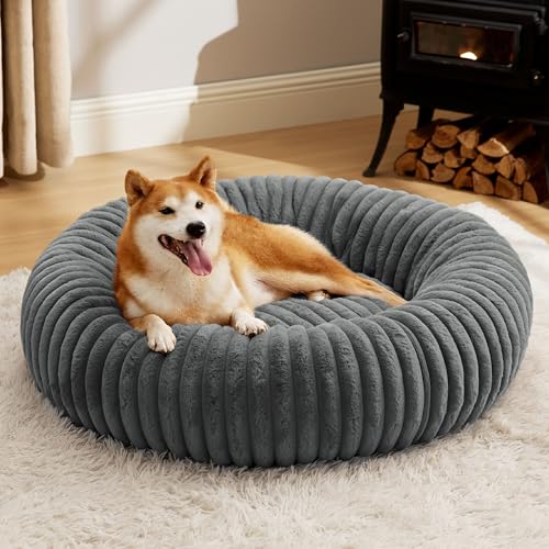 Bedsure Donut Large Dog Bed
