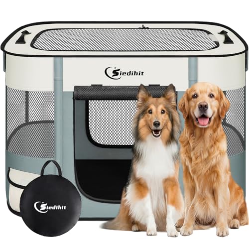 Siedihit Dog Playpen (Grey)