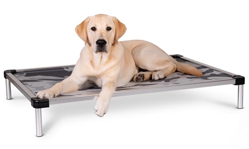 K9 Ballistics Chew Proof Elevated Cot (Snow Camo)