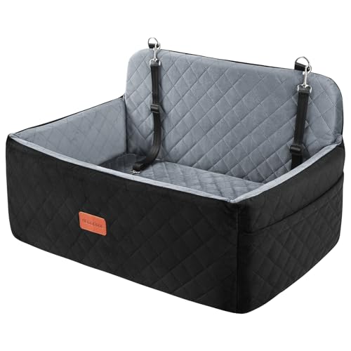 HEGGCOOE Dog Car Seat (Black/Grey)