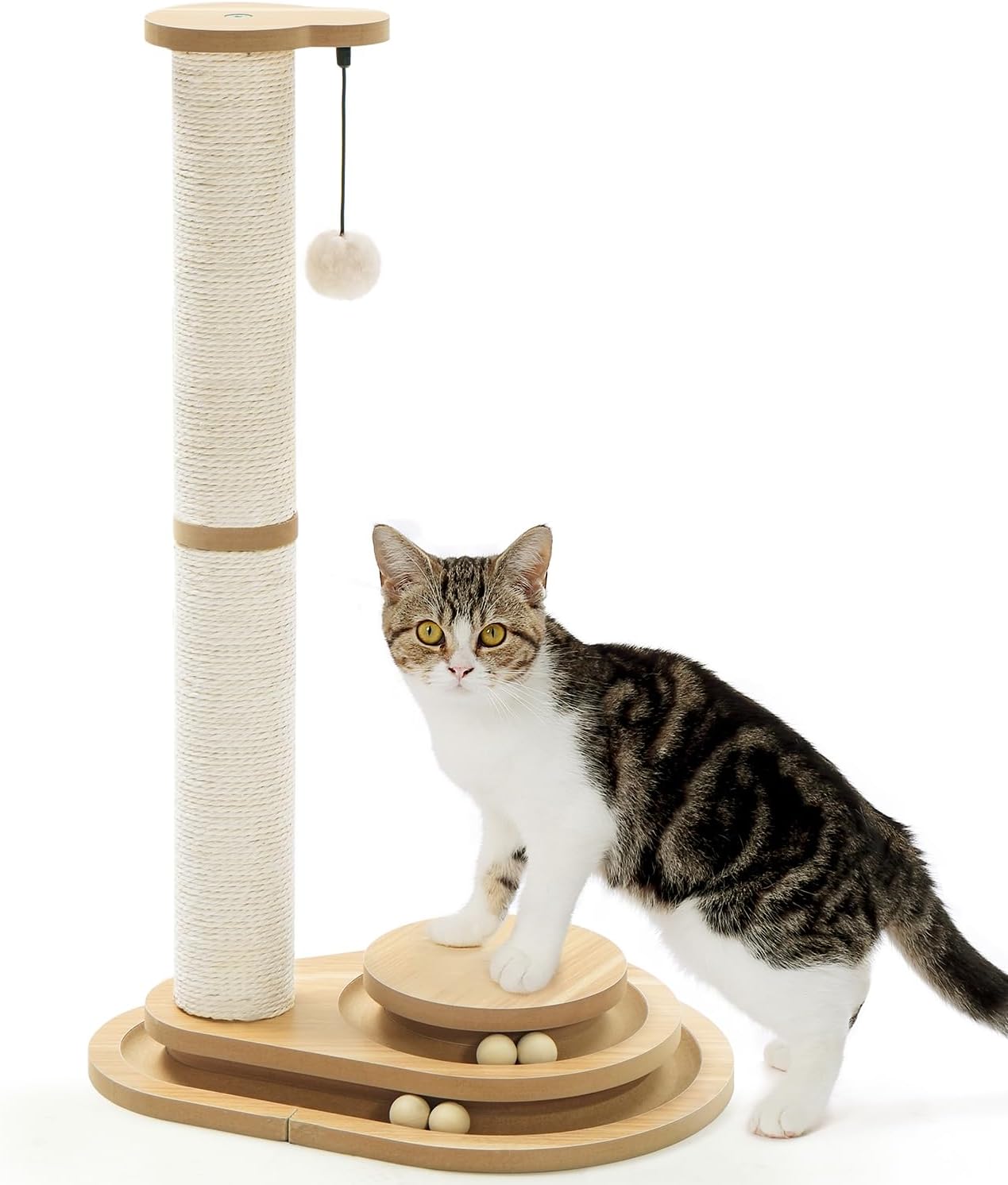 Made4Pets 32" Sisal Ball-Track Post