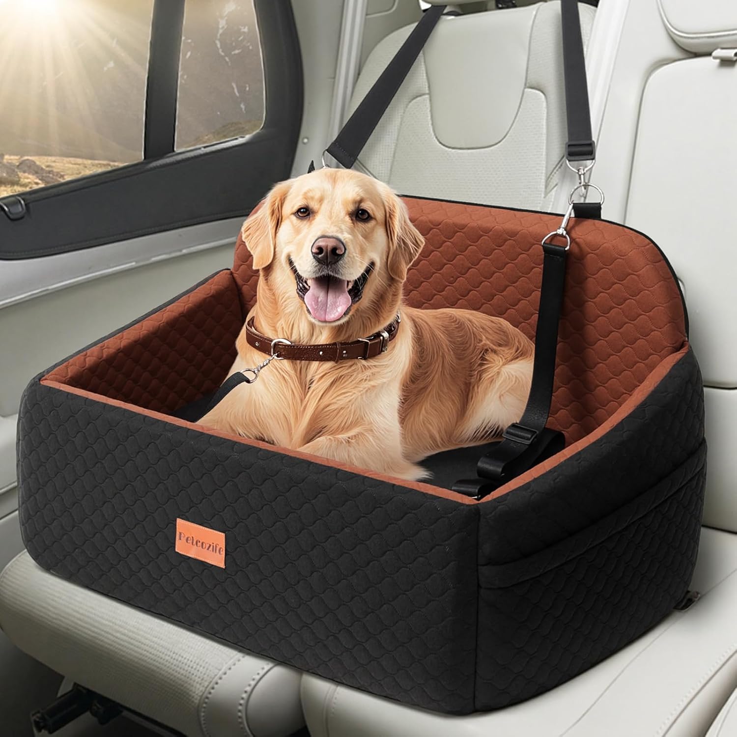 Petcozife Large Dog Car Seat
