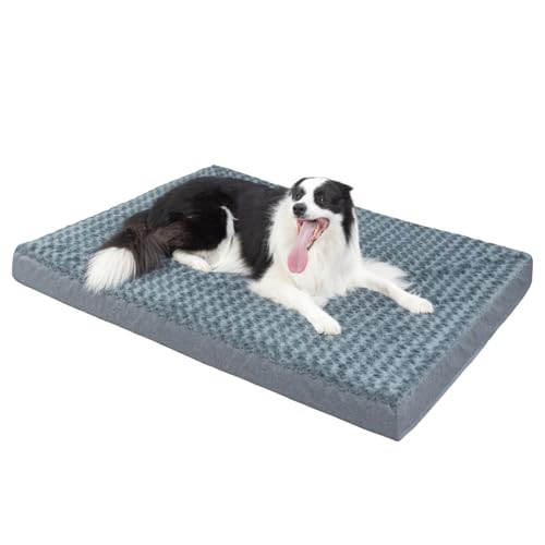 KHONSU PET Dog Bed Mat Plush 4in Orthopedic Pad