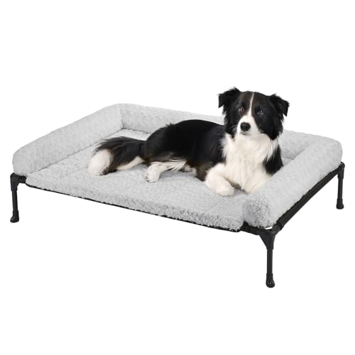 Veehoo Cooling Elevated Dog Bed (Grey)