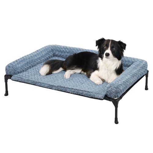 Veehoo Cooling Elevated Dog Bed (Haze Blue)