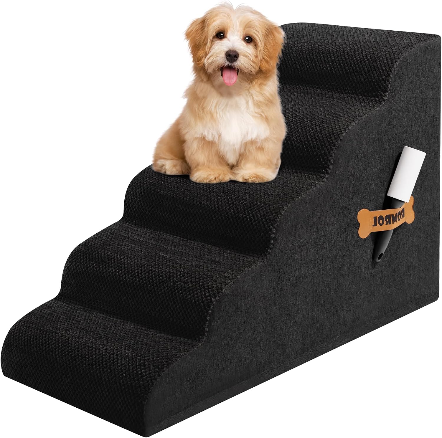 Romrol Dog Steps Ramp (Black)
