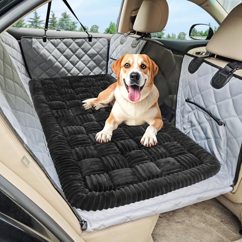Loiion Dog Car Bed Mat (Black)