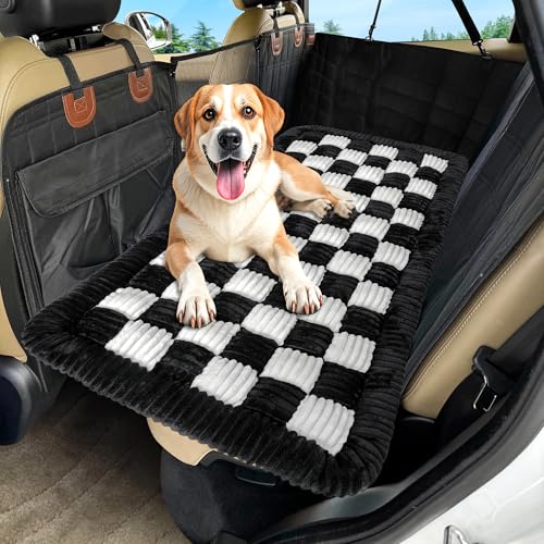 Loiion 56"x28.7" Plaid Dog Car Bed Mat