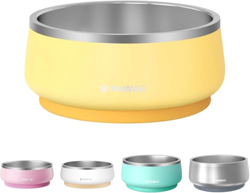 Pawaii Insulated Stainless Steel Dog Bowl (68oz)