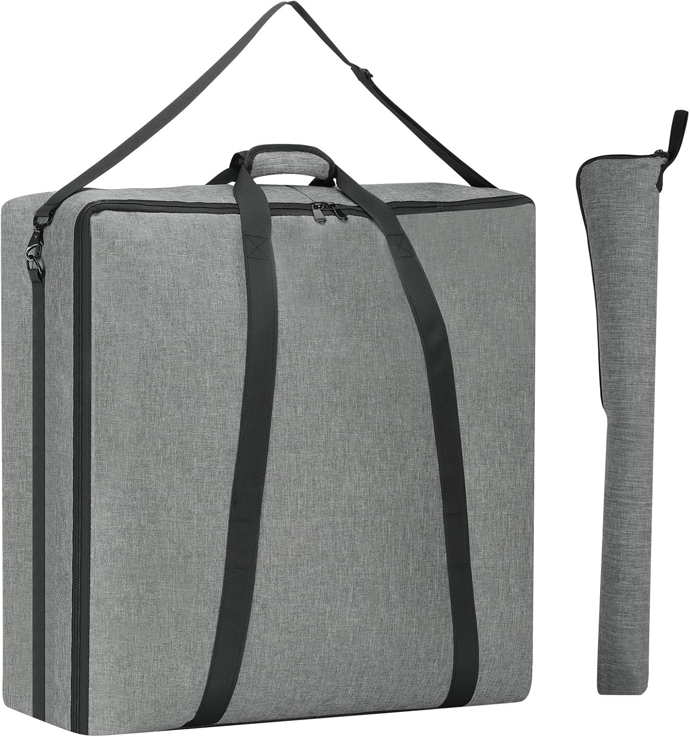 24" Dog Playpen Storage Bag, Suitable for Foldable Exercise Pet Playpens, Dog Fence Travel Bag with Handles for Camping and RV Trip, Waterproof Oxford Fabric Grey