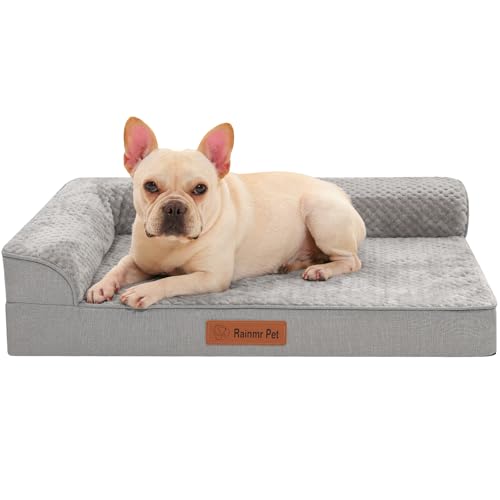 Rainmr Orthopedic Bed 30x20 (Light Grey)