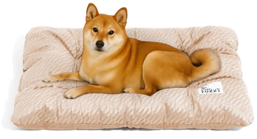 FUNNY FUZZY 2 in 1 Dog Crate Bed Pad