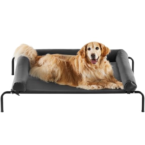 RRPETHOME Large Elevated Cooling Dog Bed