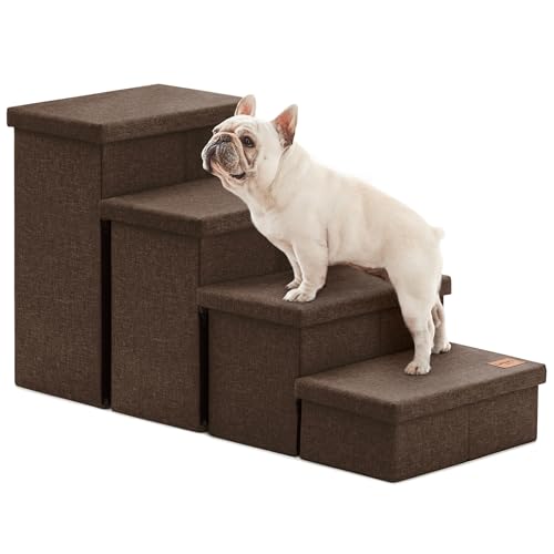 Love's cabin Dog Stairs (Coffee)
