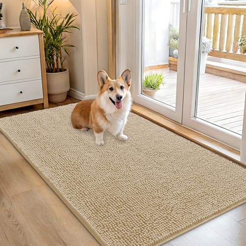 OLANLY 54x32 Chenille Mat