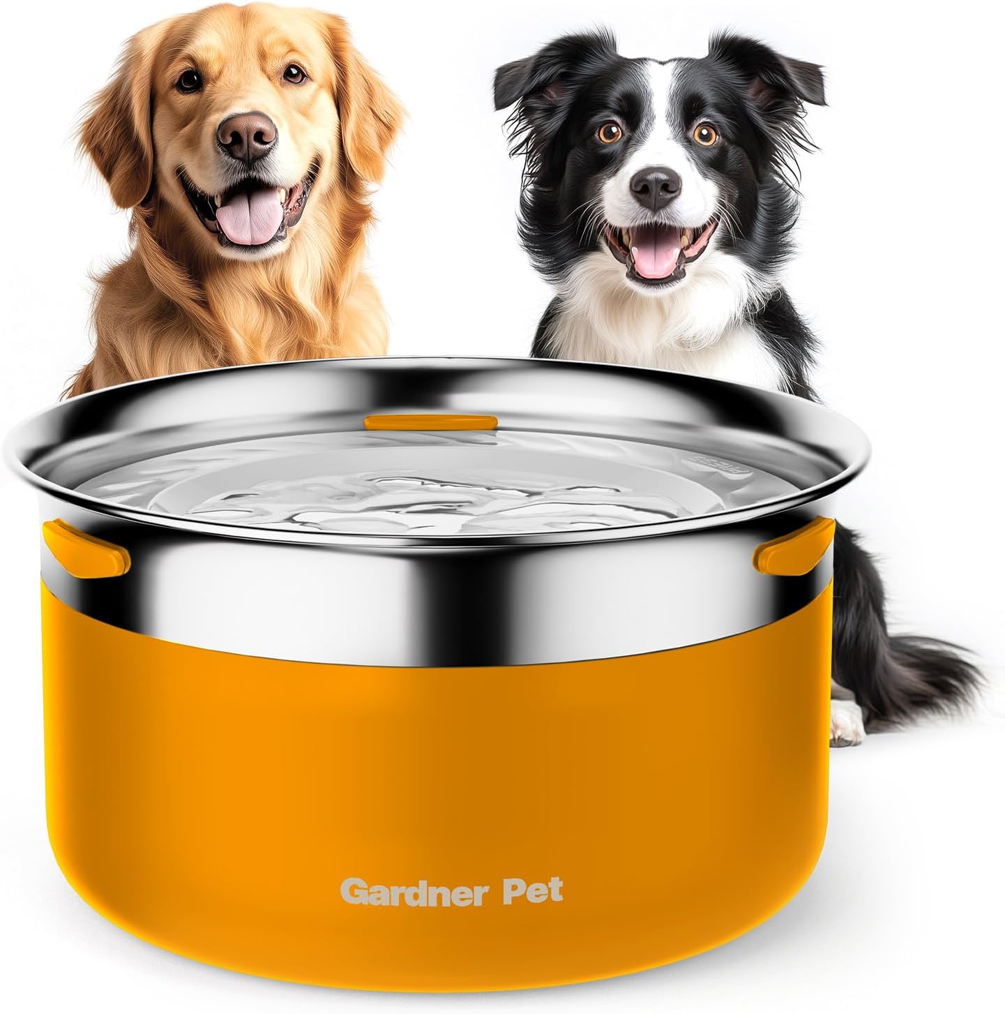 Gardner Pet No-Spill Stainless Bowl