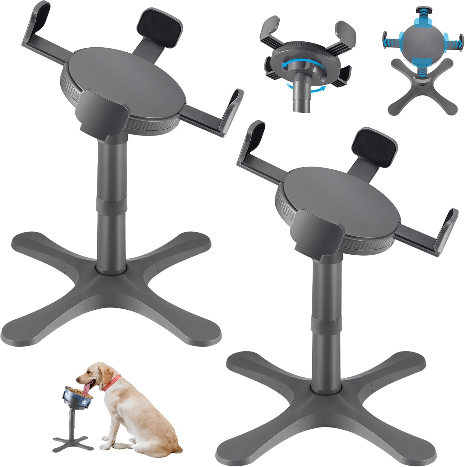 KMXASP Elevated Adjustable Stand (Grey)