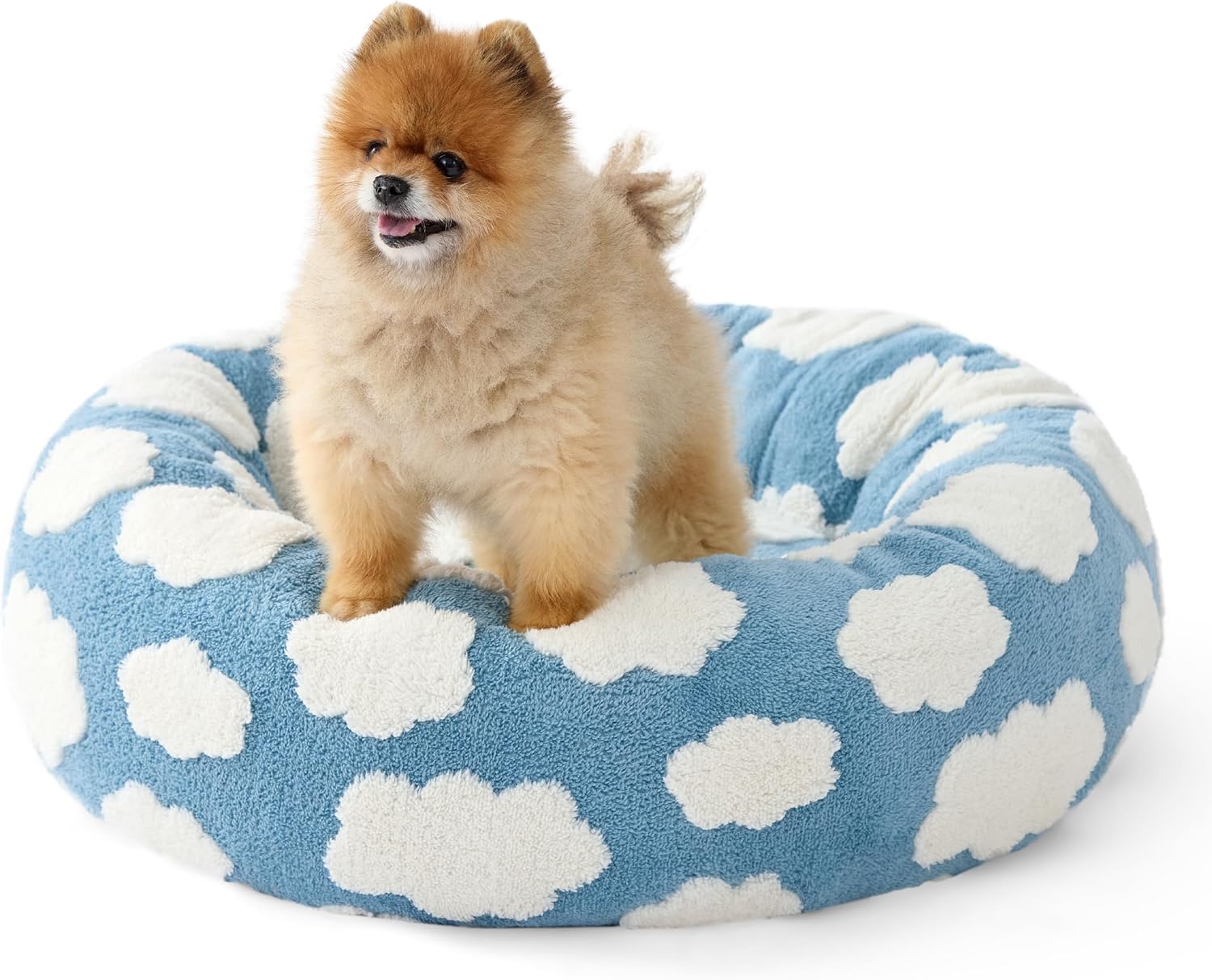 LE SURE Donut Small Dog Bed - 27 Inch