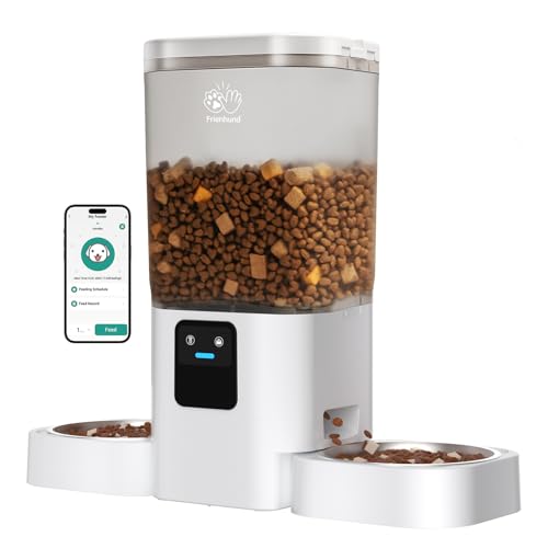 Frienhund Automatic Cat Feeders 2 cat with Slow Feed (29 Cup)