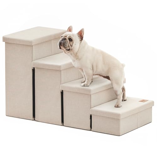 Love's cabin Dog Stairs (Beige)