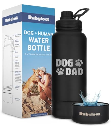 Dog Dad 32 oz Stainless Steel Bottle