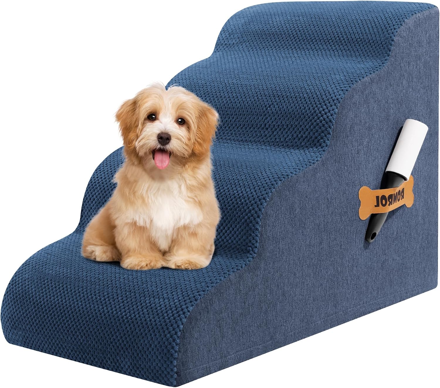 Romrol Dog Stairs Ramp (Dusty Blue)