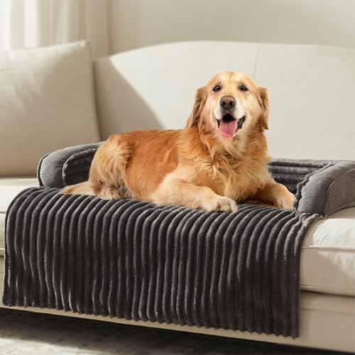 Luxury Dog Couch Bed,Dog Sofa pad, Washable, aterproof Pet Bed Mats, Very Suitable for Small, Medium and Large Dogs. Suitable for Furniture Protection - Grey (X-Large 45x37x5.5 inch)