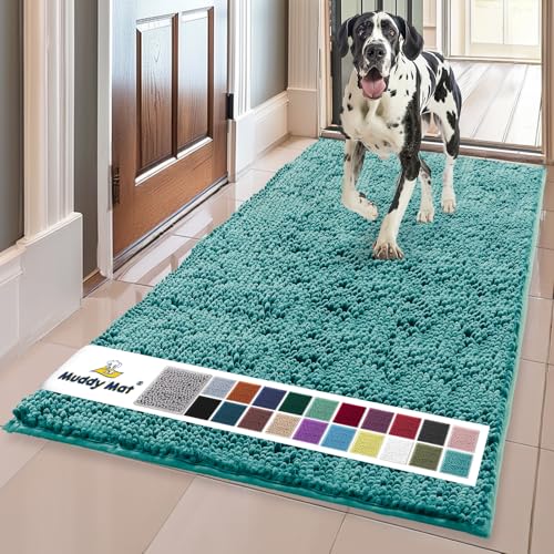 Muddy Mat Teal 24" x 72"