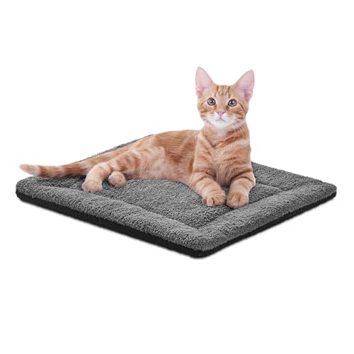 K&H Pet Products Self-Warming Cat Bed Pad, 21x17, Gray/Black (Pack of 6)