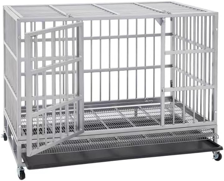 BOLDBONE 54/48/42/38 inch Heavy Duty Dog Crate (Budget Pick)
