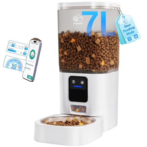 Frienhund Automatic Cat Feeder with Slow Feed (29 Cup)