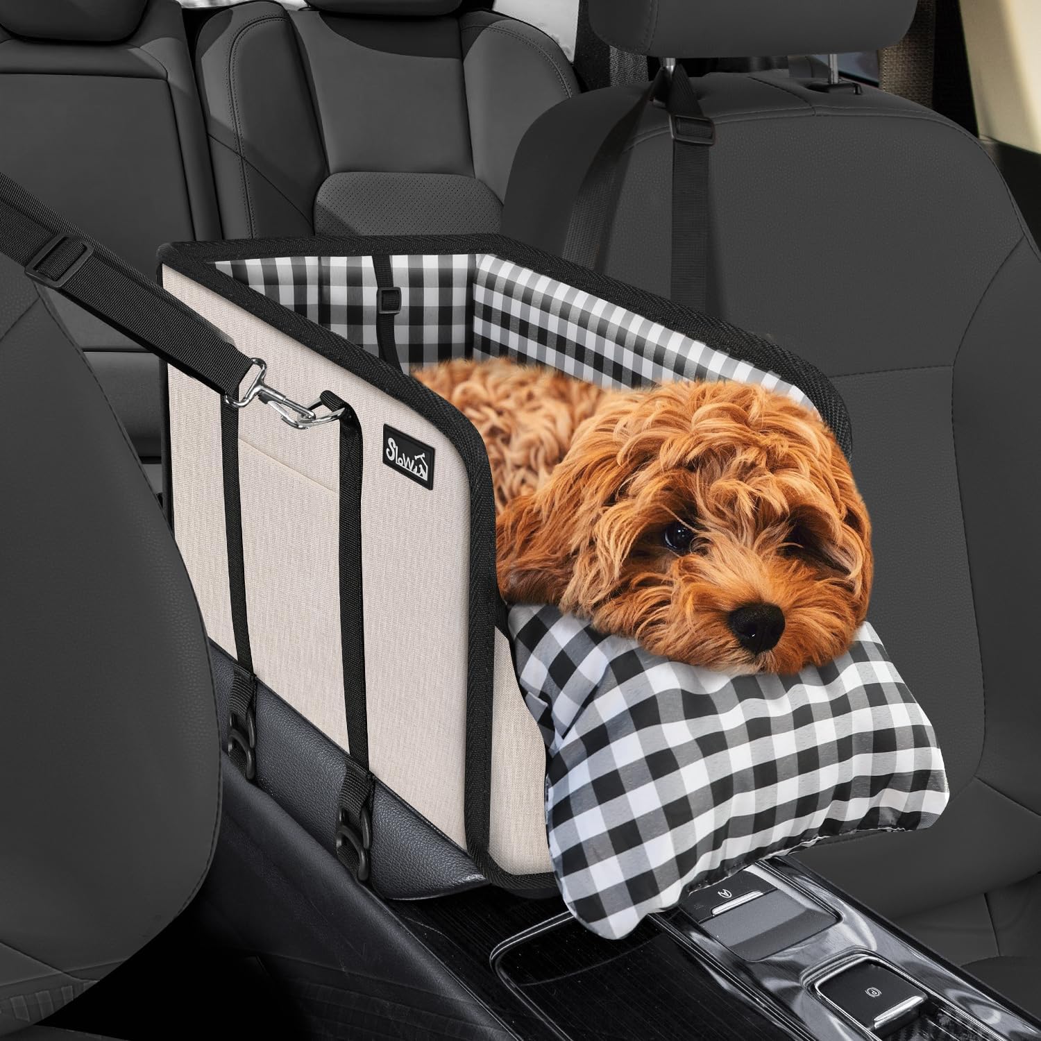 SlowTon Console Dog Car Seat