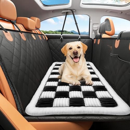 Deep Dream Dog Bed Mat (Black&White)
