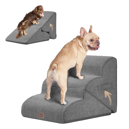 EHEYCIGA Curved Foldable Dog Stairs