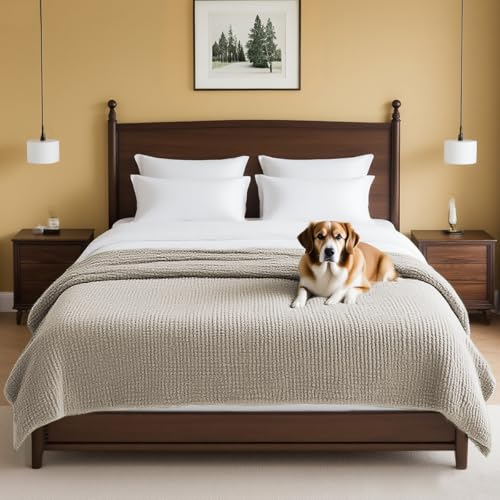 H.VERSAILTEX Plush Chenille Couch Cover (Island Fossi)