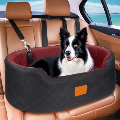 Feporen Dog Car Seat (Black/Red)