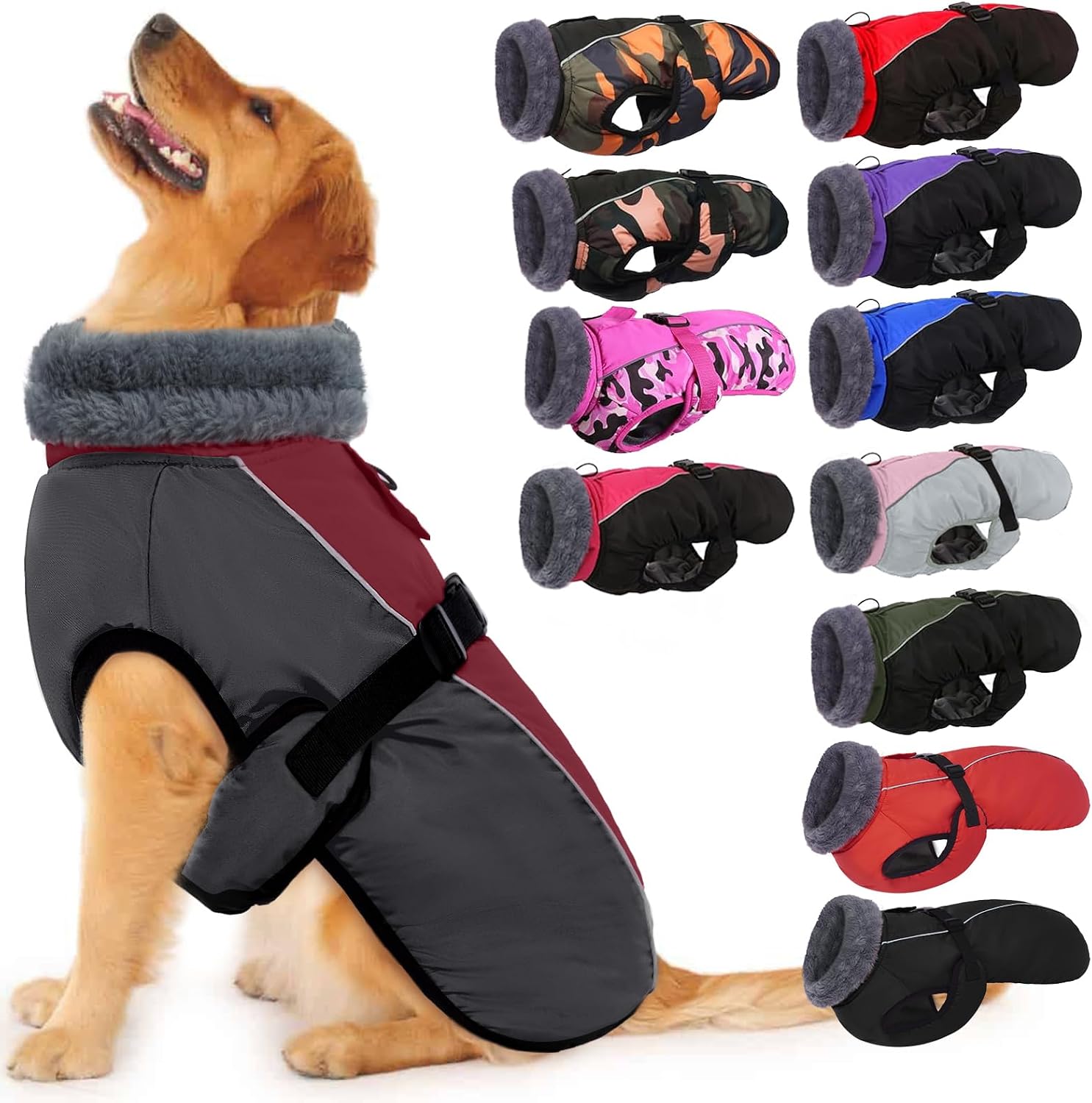 IECOii Extra Warm XXL Dog Coat