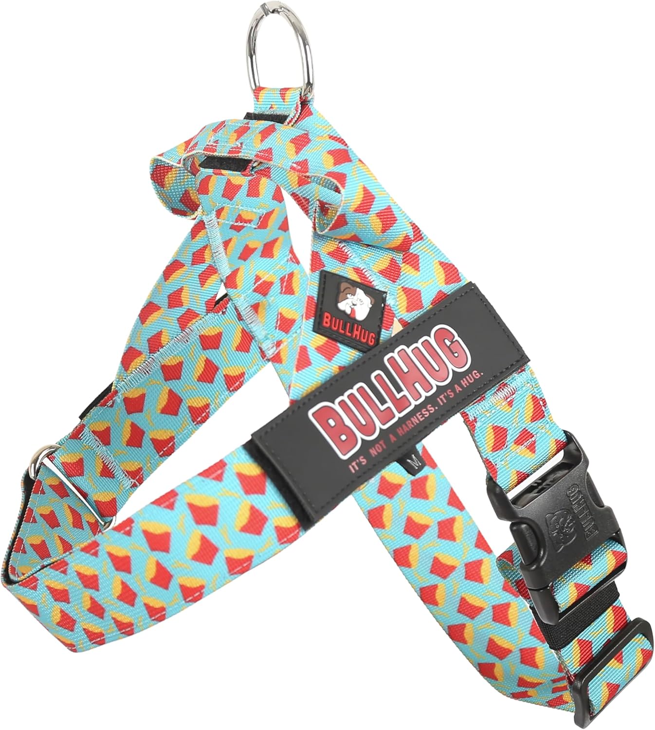 BULLHUG Adjustable Dog Harness (Fries, Large)
