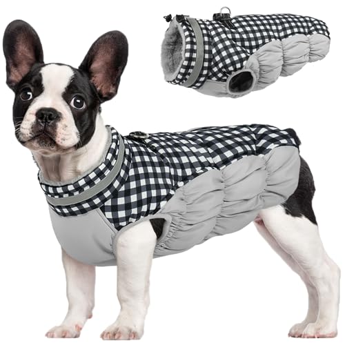 FUAMEY Dog Coat with Built-in Harness