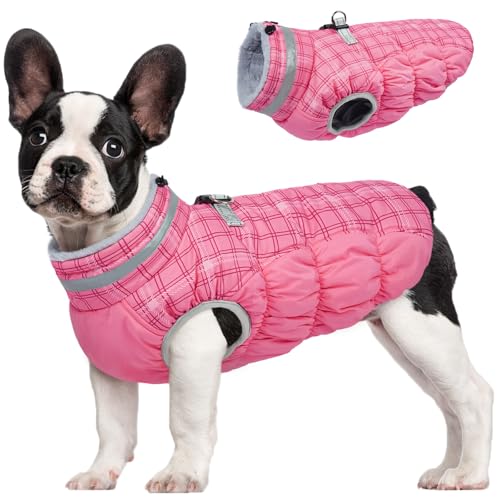 FUAMEY Waterproof Winter Jacket (Rose Plaid M)