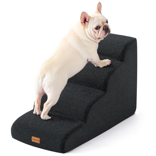Gardner Pet 4-Step Black Dog Stairs