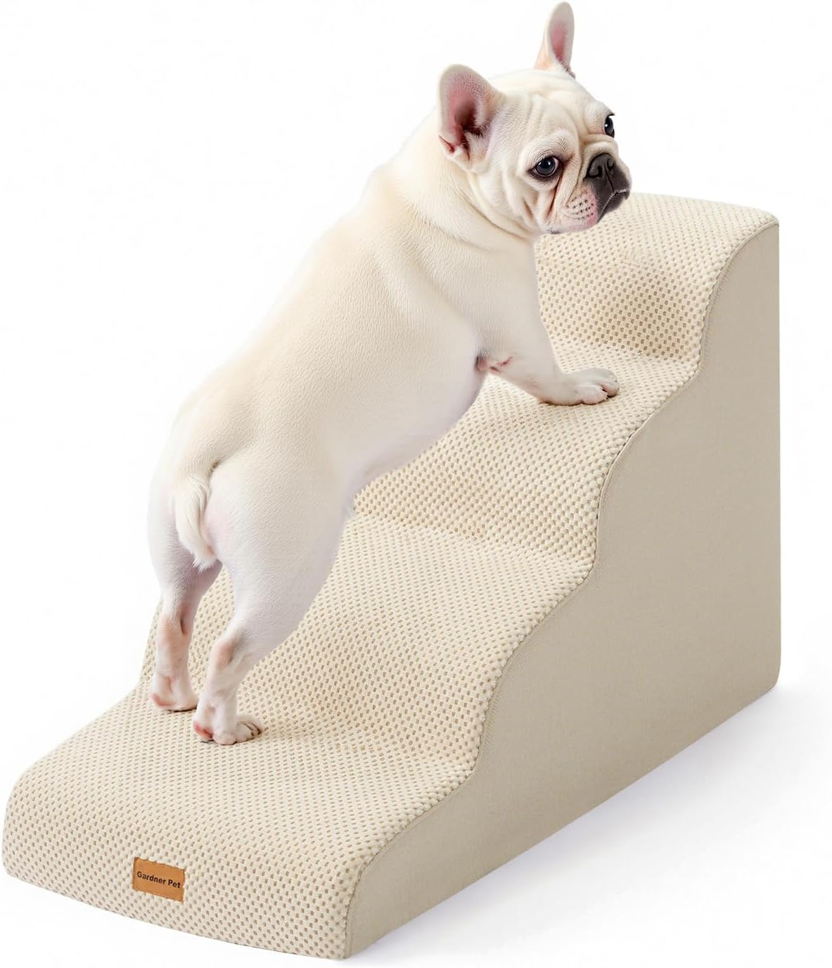 Gardner Pet Dog Stairs (Machine-Washable Cover)